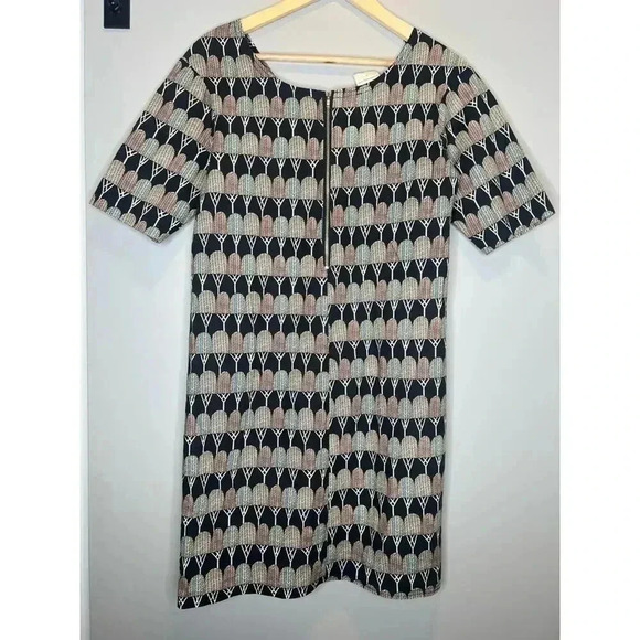 Anthropologie spun 100% organic cotton knee Lenght dress abstract boho sze Small - Picture 7 of 8